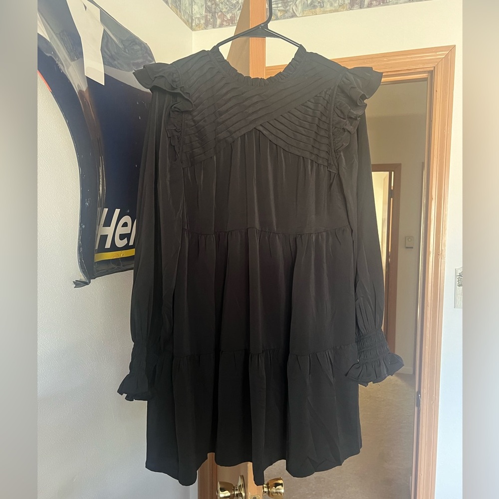 Black swing dress